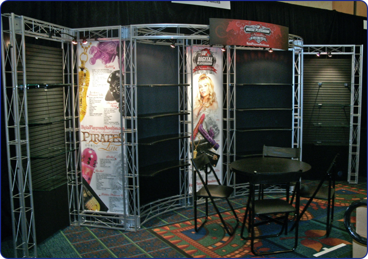 Digital Playground owns a bunch of custom properties but for this small show in Hollywood, CA in 2011, a Bayview worked perfectly for them.