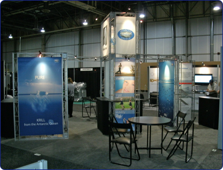 Aquasource changes out their graphics pretty regularly but love the layout of the Alameda kit. The attached photo is Aquasource at Supplyside West 2010 in Las Vegas.